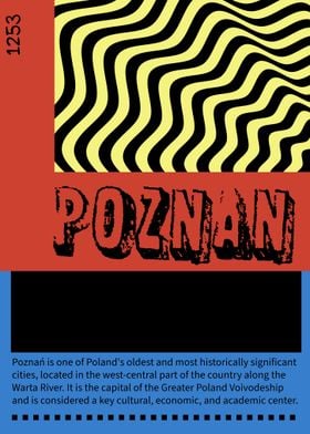 Poznan City Poster