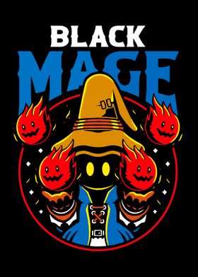 Black Mage Illustration