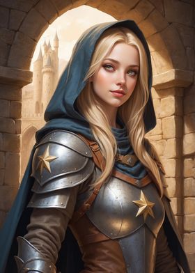 The GuardianFemale Knight in Armor