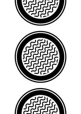 Wavy Circle Pattern