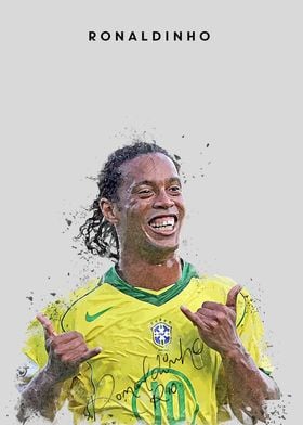 Ronaldinho Soccer Art