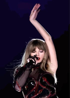 Taylor Swift Concert Portrait