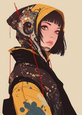 Cyberpunk Anime Girl