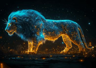 Glowing Lion