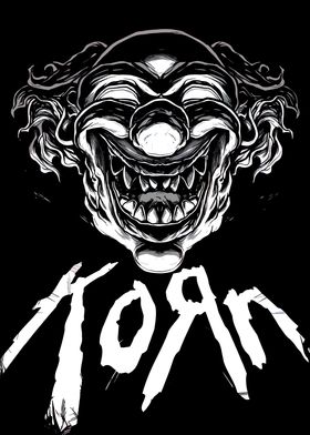 Korn Clown Illustration