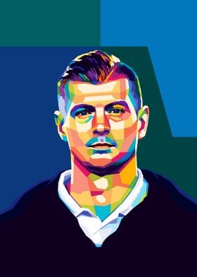 Toni Kroos Football Player Pop Art