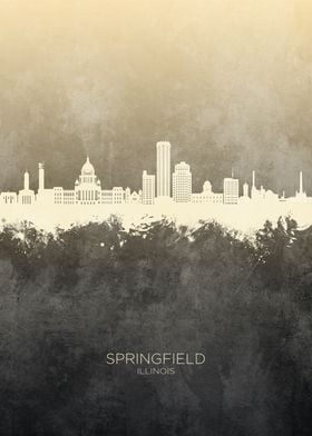 Springfield Illinois Skyline