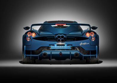 Pagani Huayra Supercar Rear View