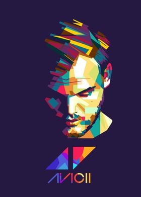 Avicii Pop Art Portrait