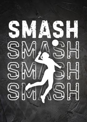 Volleyball Smash Graphic