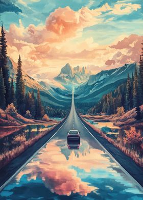 Road Through Mountains