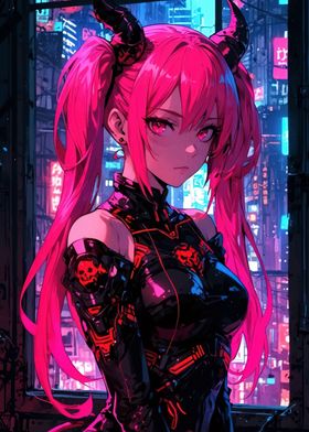 Cyberpunk Anime Girl