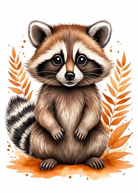 Raccoon Cute