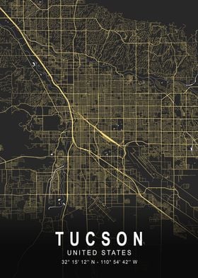 Tucson Silver City Map