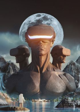 VR Giant Statue