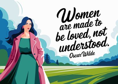 Oscar Wilde Quote Illustration