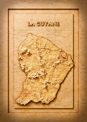 La Guyane Map