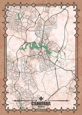 Canberra City Map