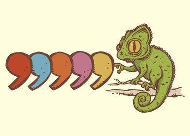 Chameleon and Commas