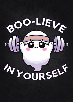 Boo-lieve in Yourself Ghost Halloween Gym