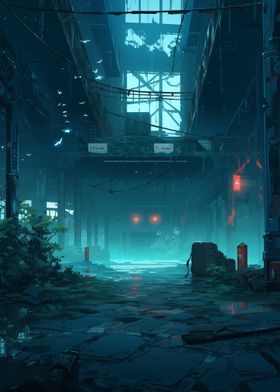 Cyberpunk Alleyway