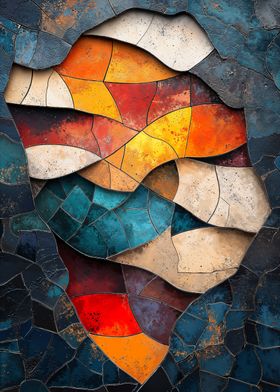 Abstract Mosaic Art