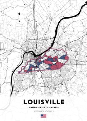 Louisville City Map