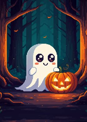 Kawaii Halloween Ghost