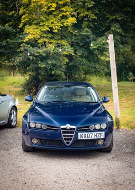 Blue Alfa Romeo 159 SW