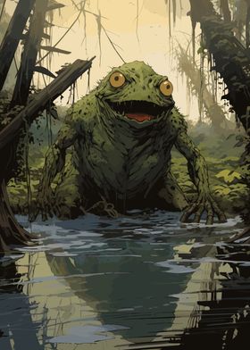 Monster Swamp Frog