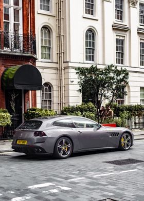 Grey Ferrari GTC4Lusso