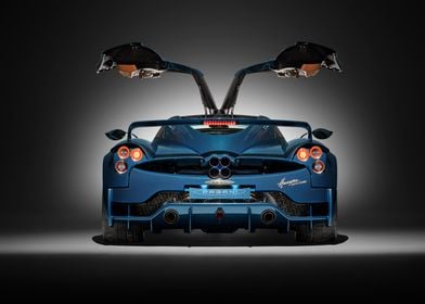 Pagani Huayra Rear View