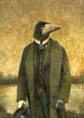 Victorian Rook in Suit