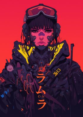 Cyberpunk Female Character