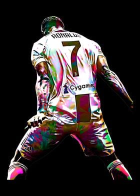 Ronaldo Soccer Art