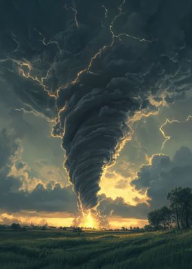 Tornado Sunset