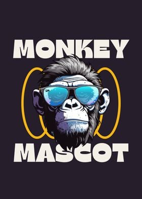 Cool Monkey Mascot