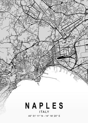 Naples Light City Map