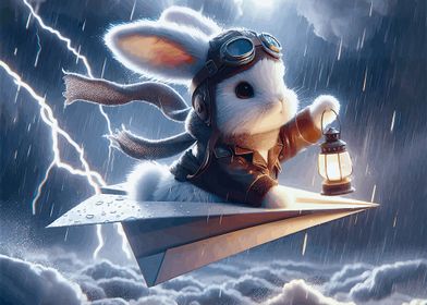 Bunny Pilot in Storm