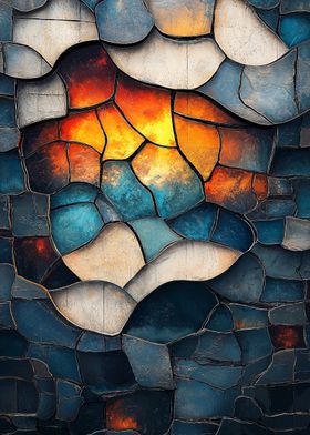 Abstract Mosaic Art