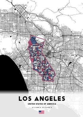 Los Angeles City Map