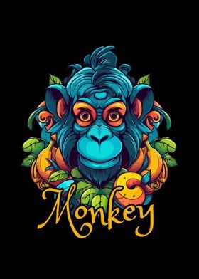 Monkey Illustration