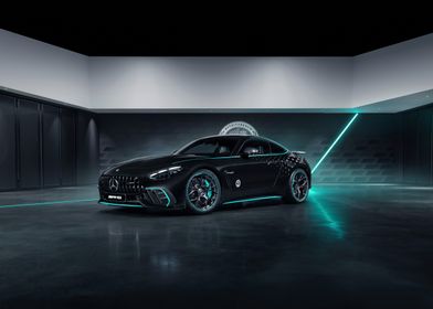 Black Mercedes-AMG GT