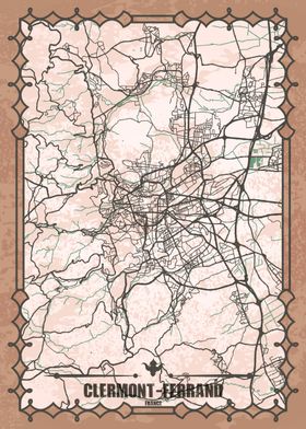 Clermont-Ferrand City Map