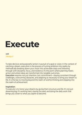 Execute Definition