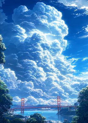 Golden Gate Bridge Cloudscape