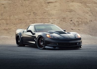 Black Corvette Z06