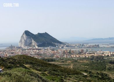 Gibraltar Rock &amp; Cityscape