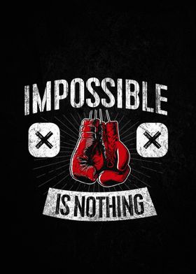 Impossible Is Nothing Boxing Gloves