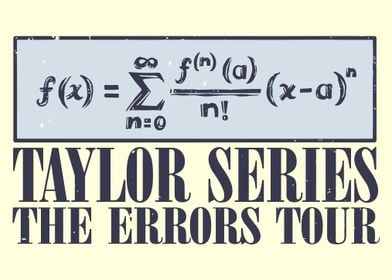 Taylor Series Tour Poster